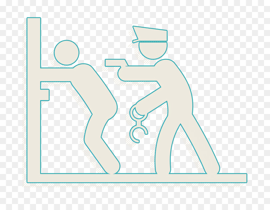 Personen Symbol Cop Symbol Polizei Festnahme Symbol - 