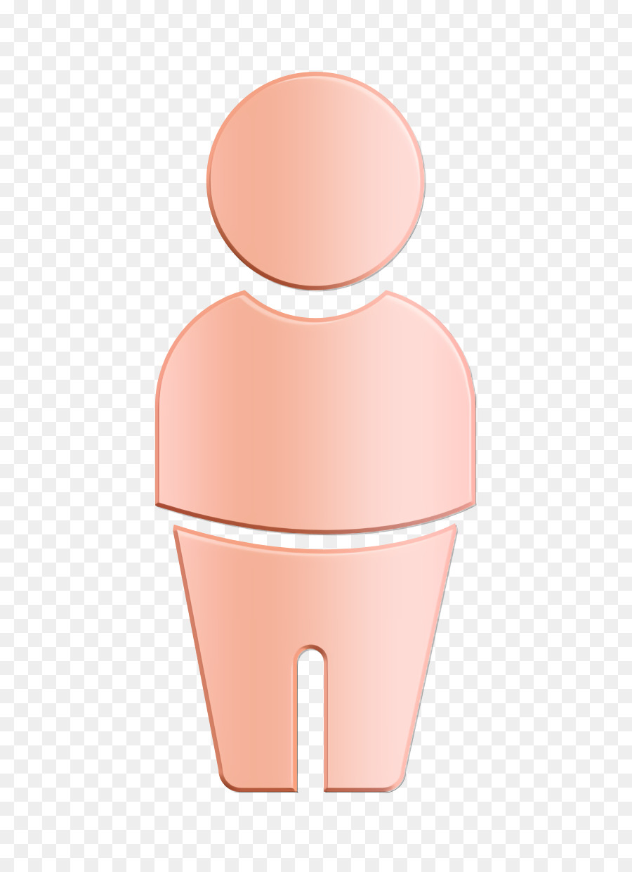 Menschen 3 Symbol Stand Symbol Person mit einem Pullover Silhouette Symbol - 