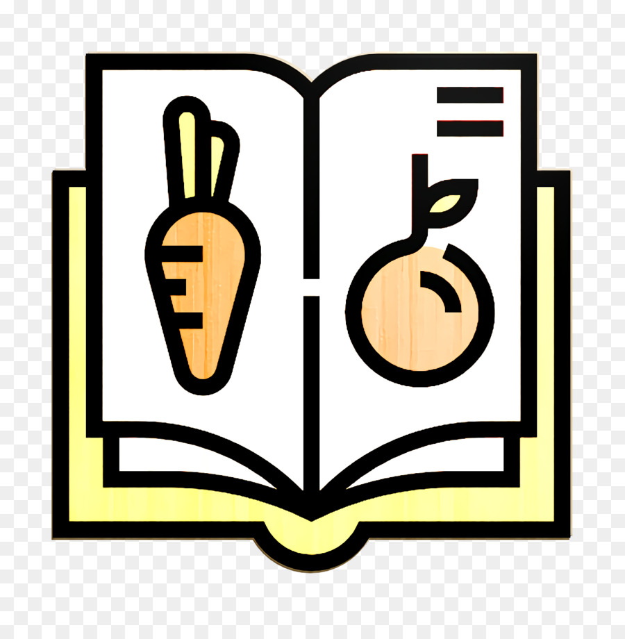 Kochsymbol Gesundes Essen Symbol Rezeptbuch Symbol - 