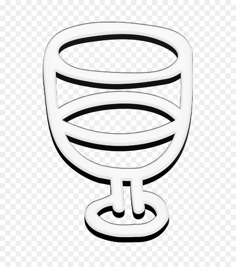 Wine icon Wine glass hand drawn outline icon food icon