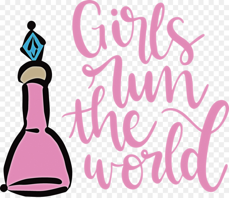 Mädchen führen die Welt Mädchenmode - 