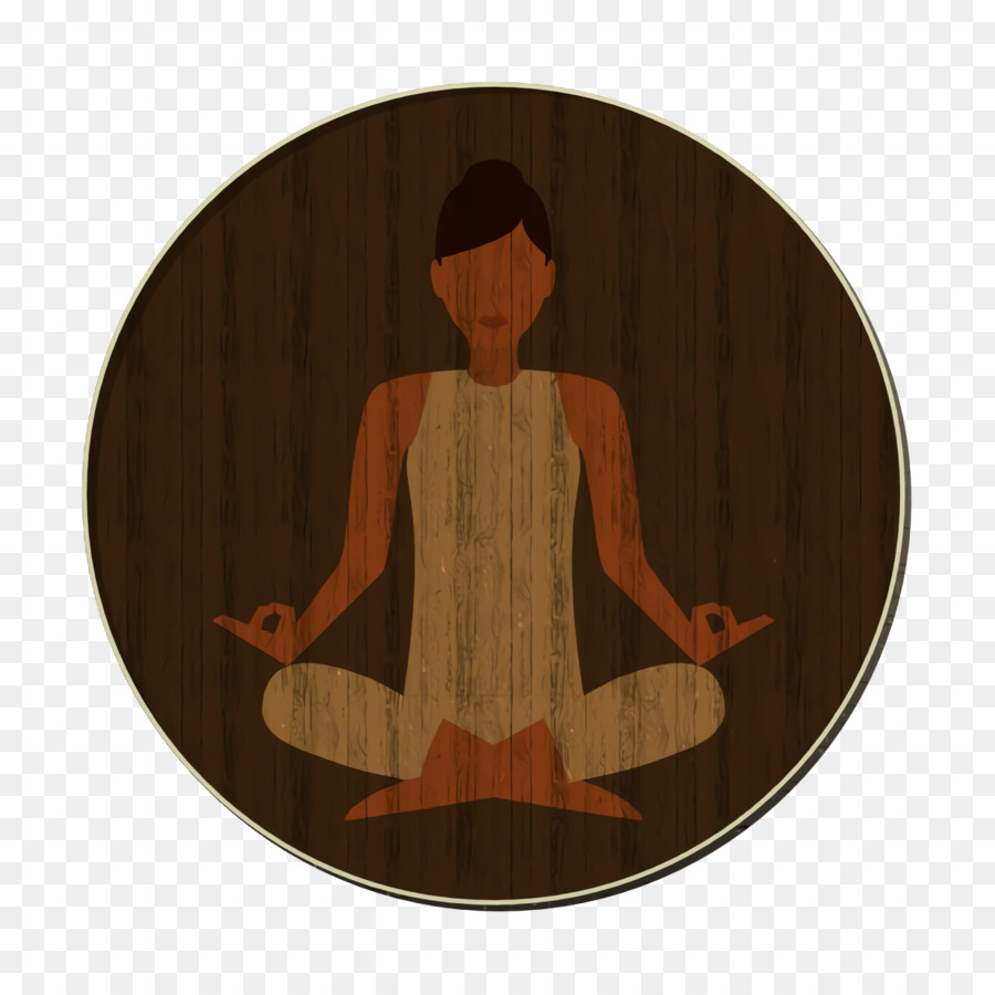 Icona di meditazione Icona di posizione del loto Icona di yoga - 