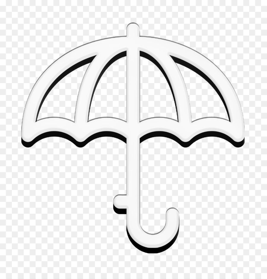Icona dell'ombrello di sole Icona dell'estate Icona dell'abbigliamento estivo - 