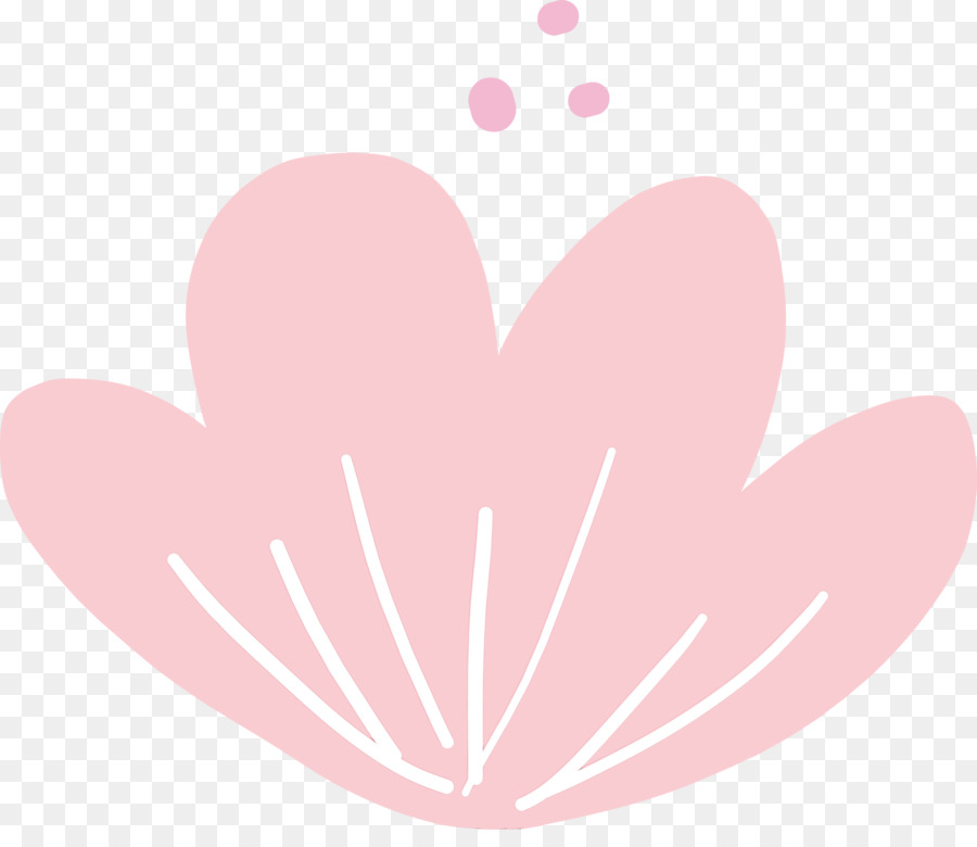 petal flower heart font m-095