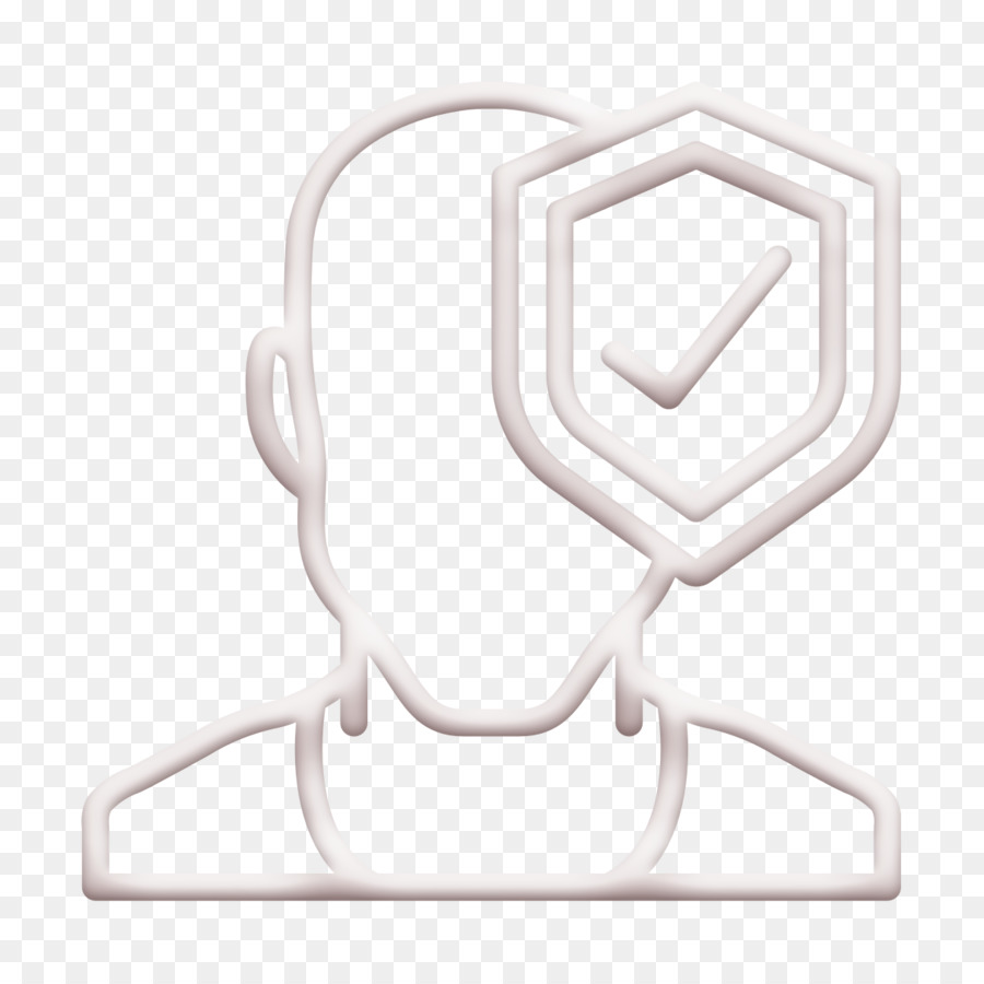 Versicherungssymbol Benutzer-Symbol-Shield-Symbol - 