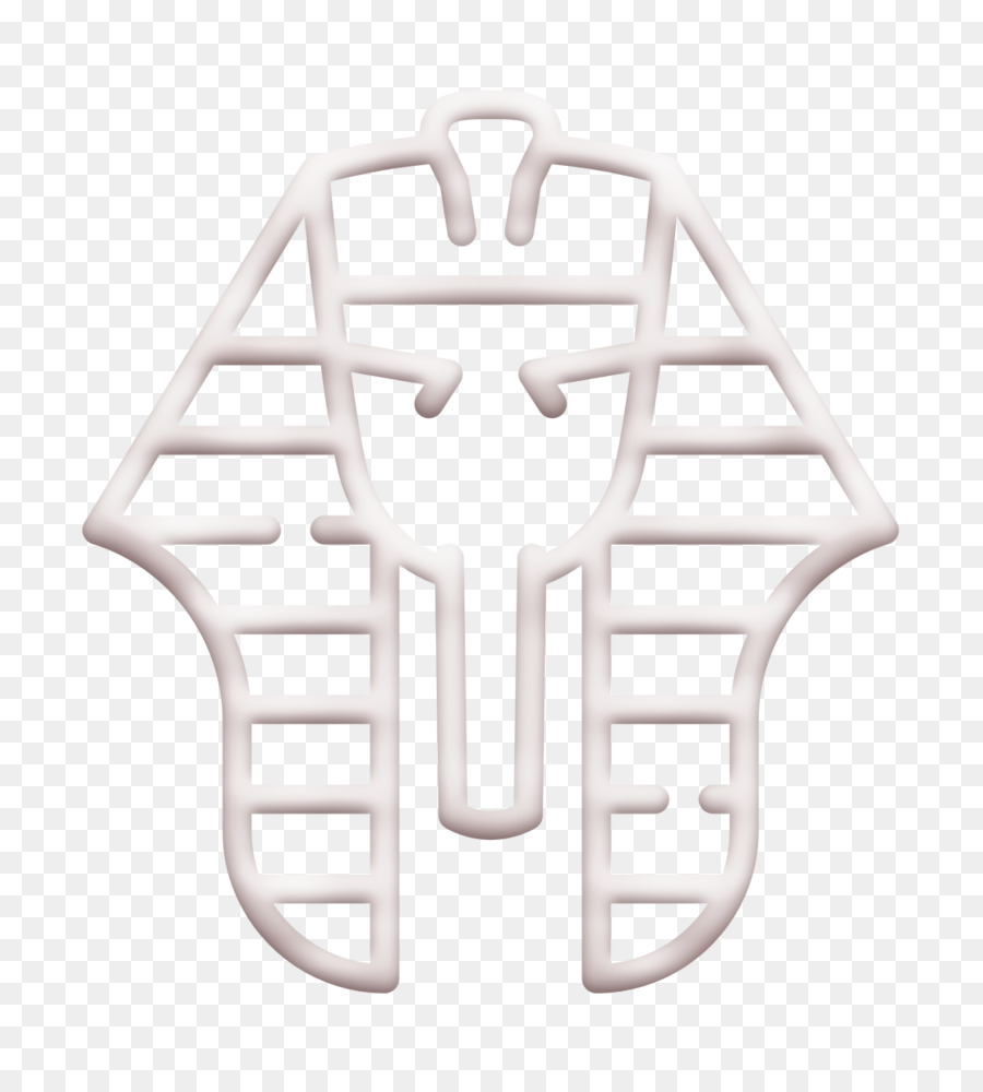 Ägypten-Symbol Pharao-Symbol Egypt-Linie Handwerkssymbol - 