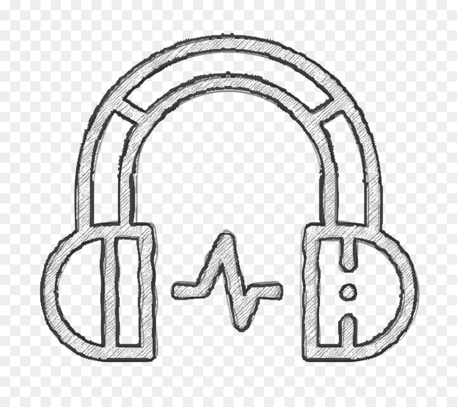 Audio-Symbol Kopfhörer-Symbol Musik-Symbol - 