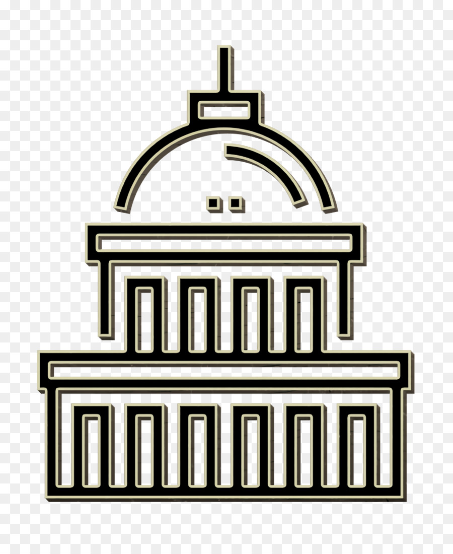 Icon capitol icon Politiker-Symbol der Vereinigten Staaten - 