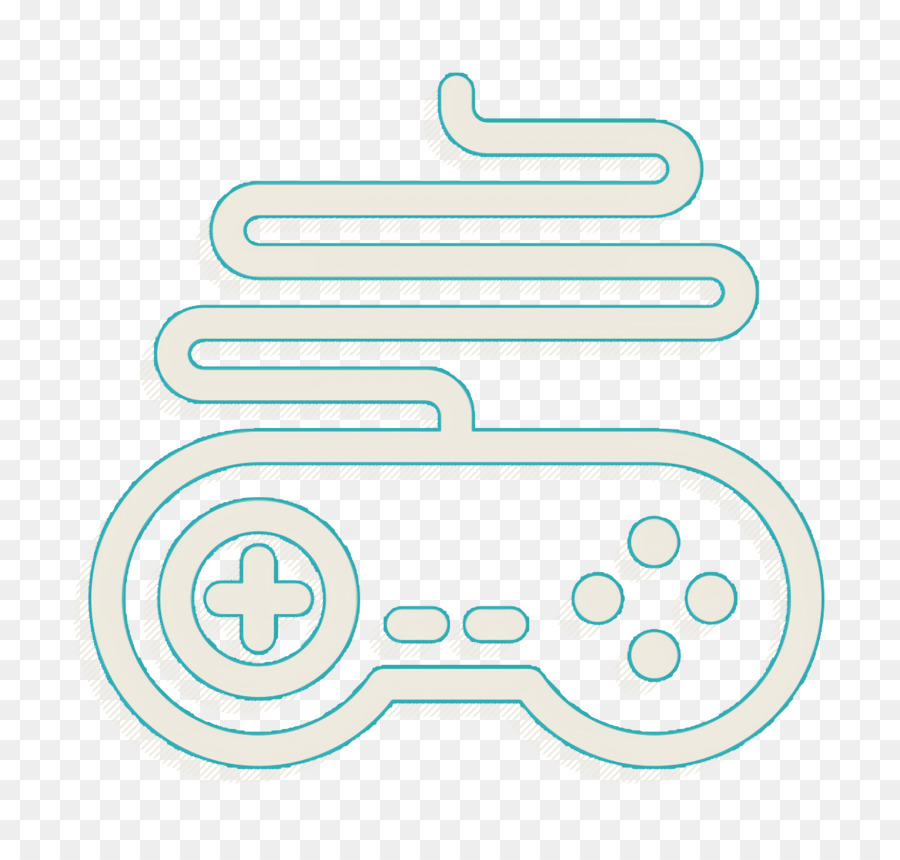 Joystick-Symbol Linearspiel Design-Elemente-Symbol Gamepad-Symbol - 