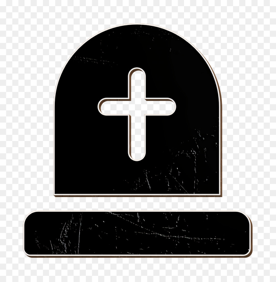 Icona di Halloween icona della morte dell'icona della tomba - 