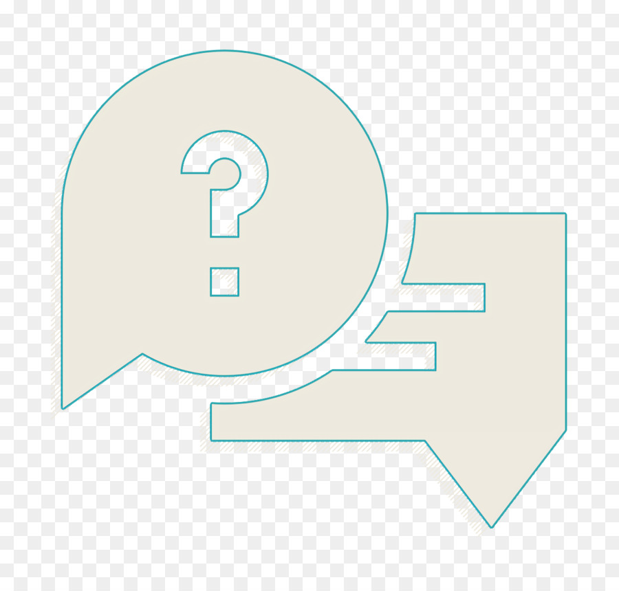 Speech bubble icon Question icon Help and Support icon