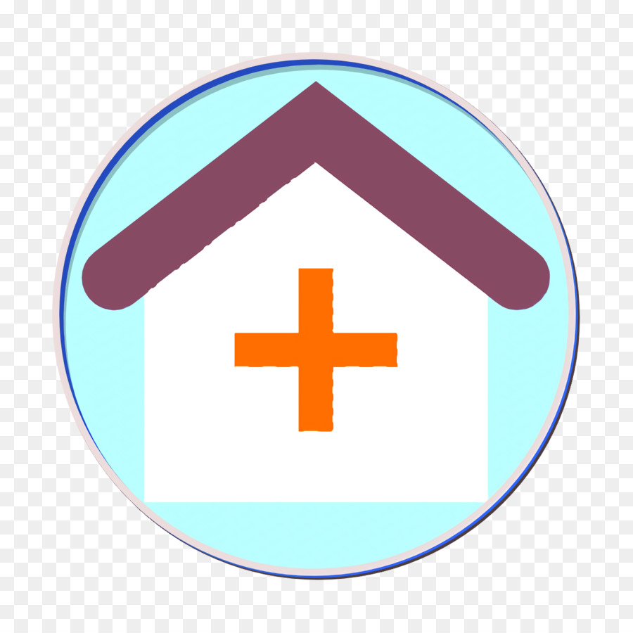 Krankenhaus-Ikone Medizinische Elemente Icon Krankenhausgebäude-Symbol - 