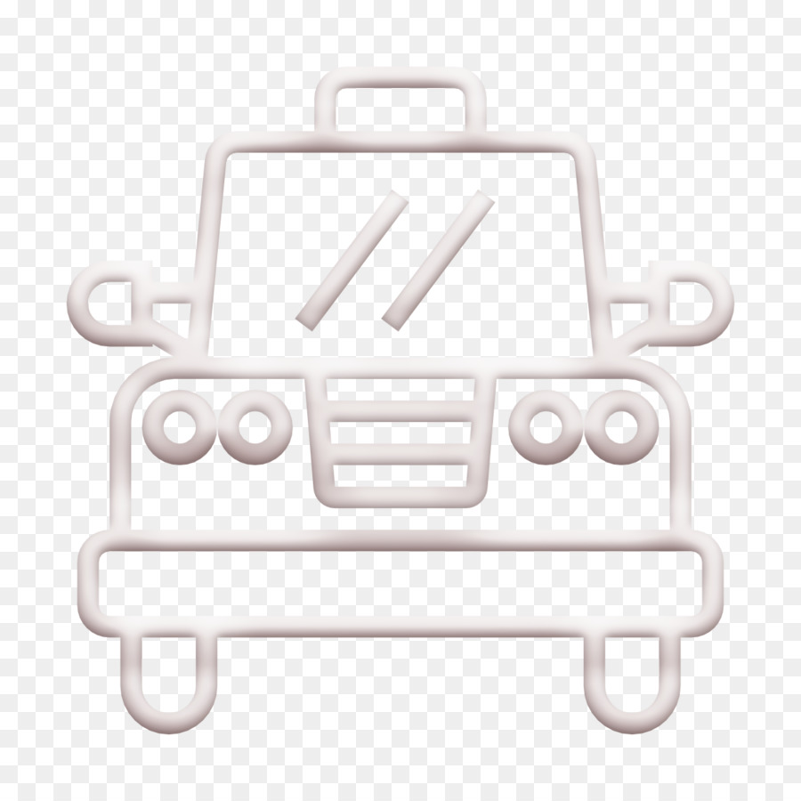 Icona del taxi Turismo e icona di viaggio - 