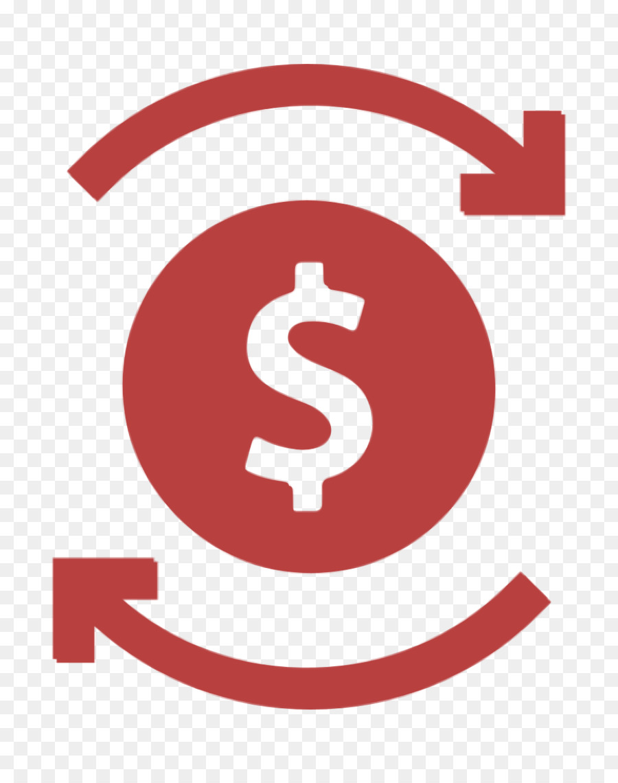 Finanzen Symbol Geld Symbol Dollar-Münzen-Symbol - 