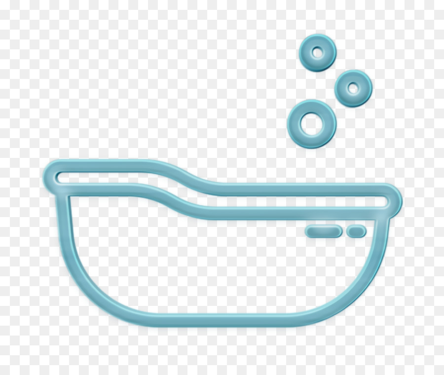 Icona della vasca del bambino icona del bagno dell'icona del bambino - 