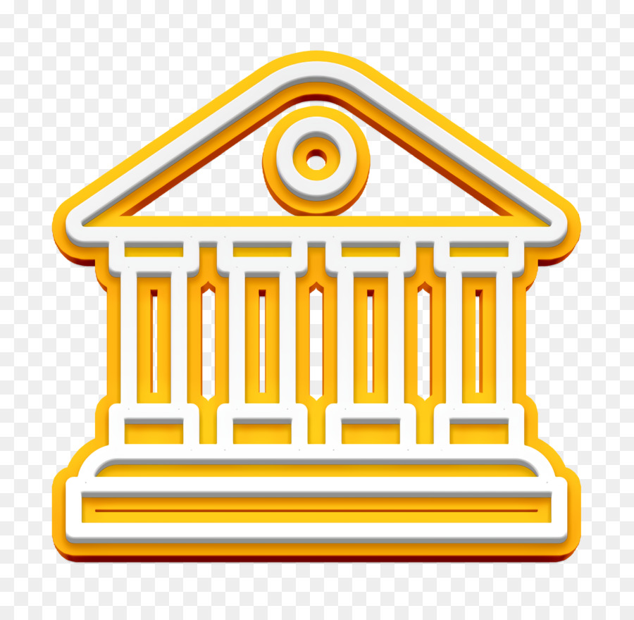 Biểu tượng ngân hàng biểu tượng trường học - 