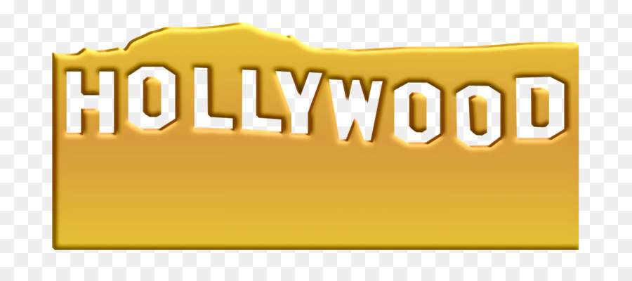 Monuments icon cinema icon Hollywood sign icon