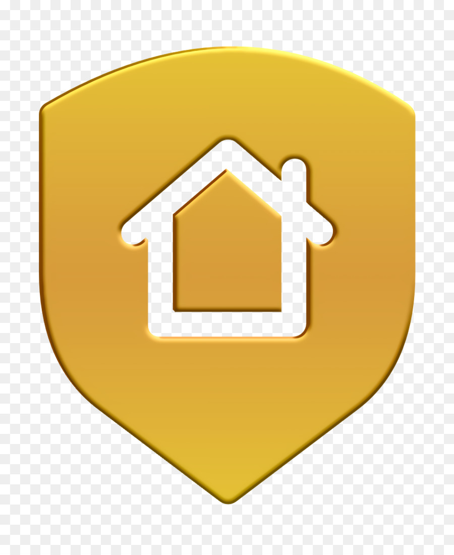 Icona di scudo icona di assicurazione casa icona immobiliare - 