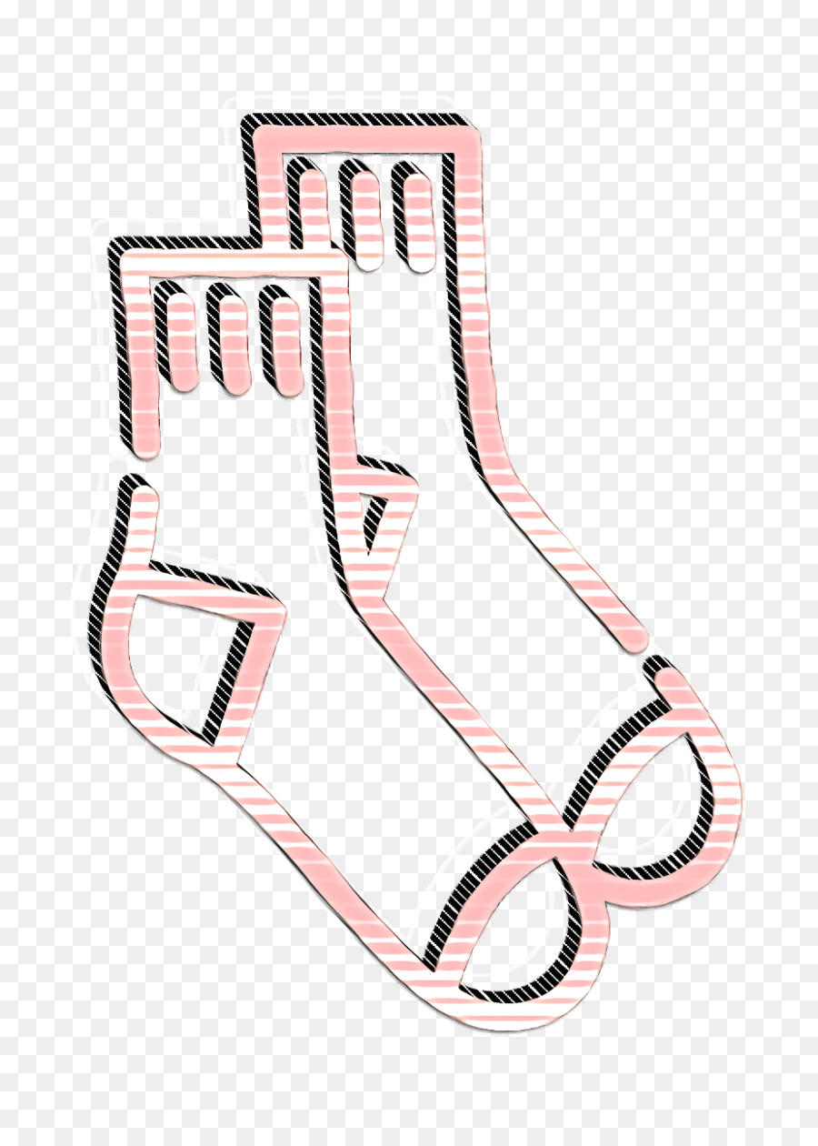 Icona del calzino Icona dei calzini icona dei calzini - 