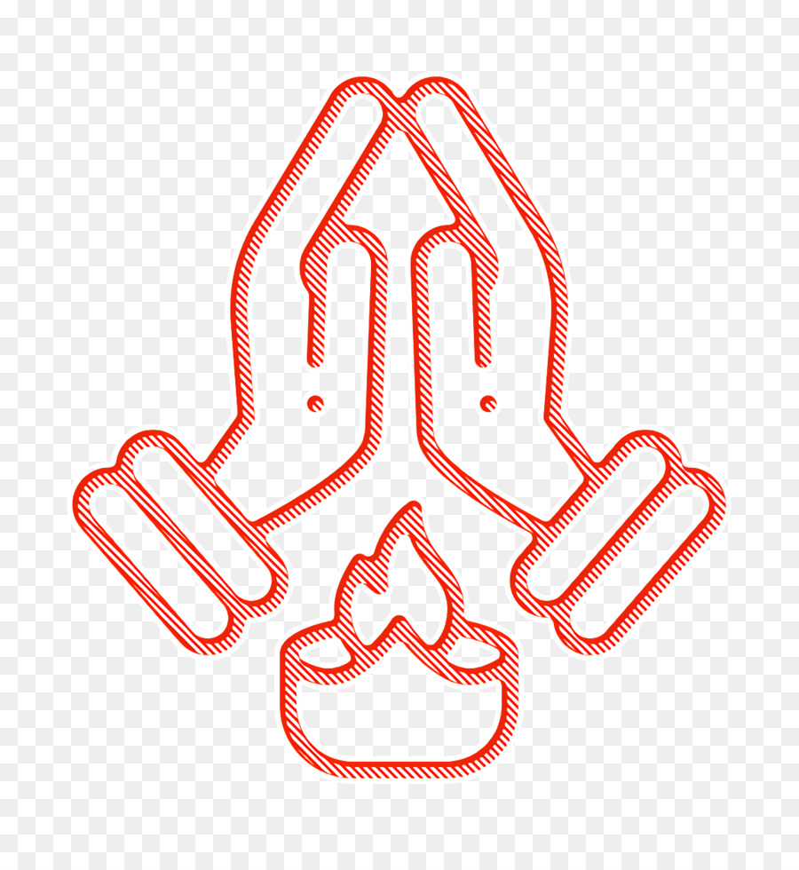 Diwali icon Hands icon Religion icon