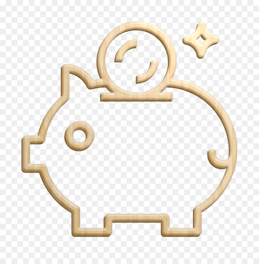 Biểu tượng ngân hàng biểu tượng tiết kiệm biểu tượng tiền - 