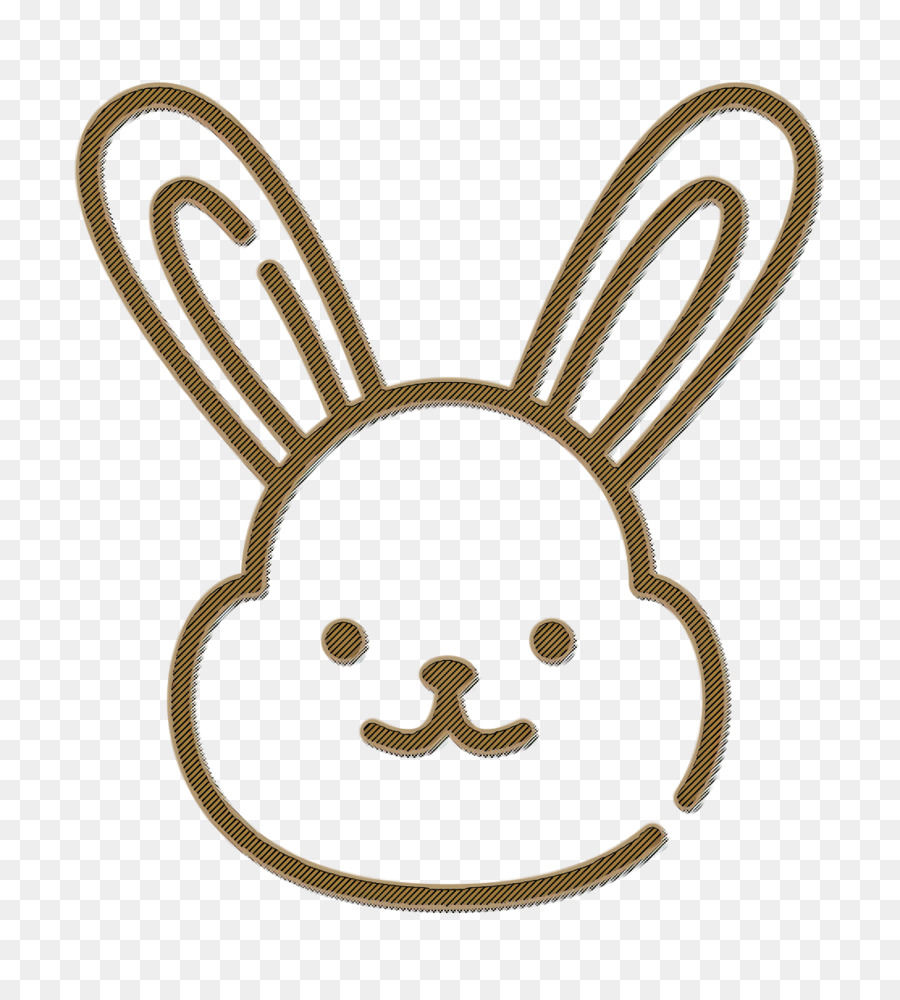 Easter bunny icon Easter icon Rabbit icon