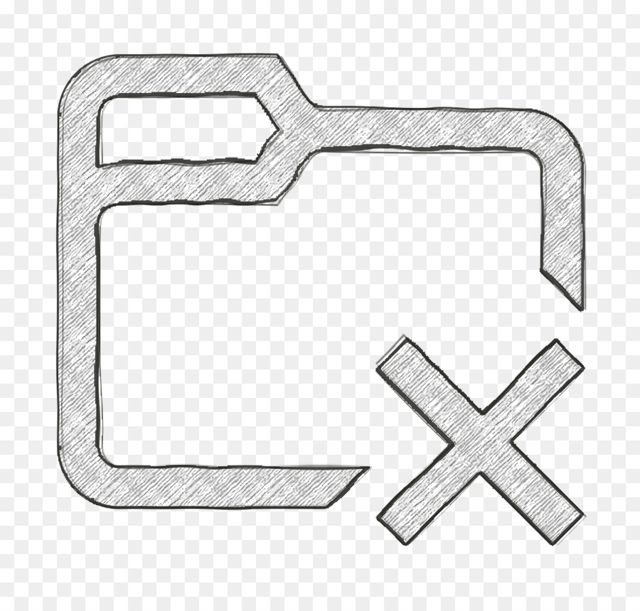 UI-UX-Schnittstellensymbol-Ordner-Symbol Ordner-Symbol löschen - 