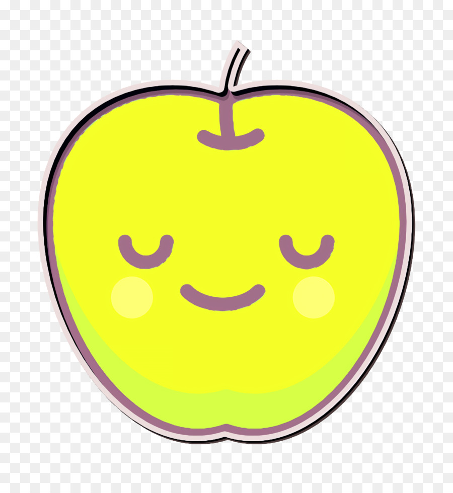 Icona di frutta icona di mela icona foody - 