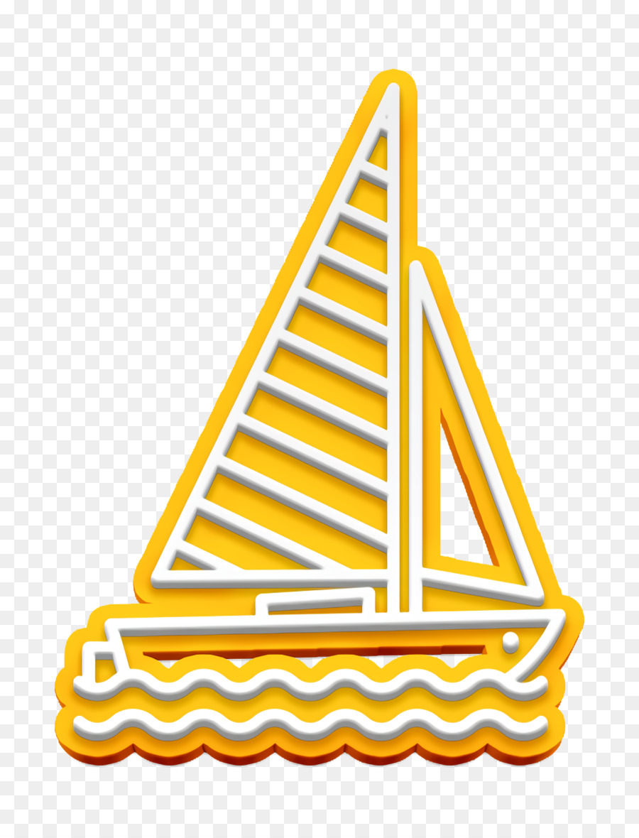 Icona di viaggio icona di trasporto icona dell'icona di navigazione yacht - 