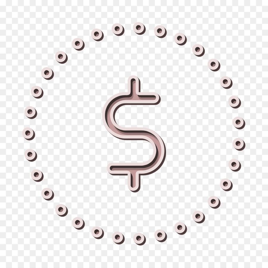 Münzsymbol-Dollar-Symbol-Symbol-Geschäfts-Symbol - 