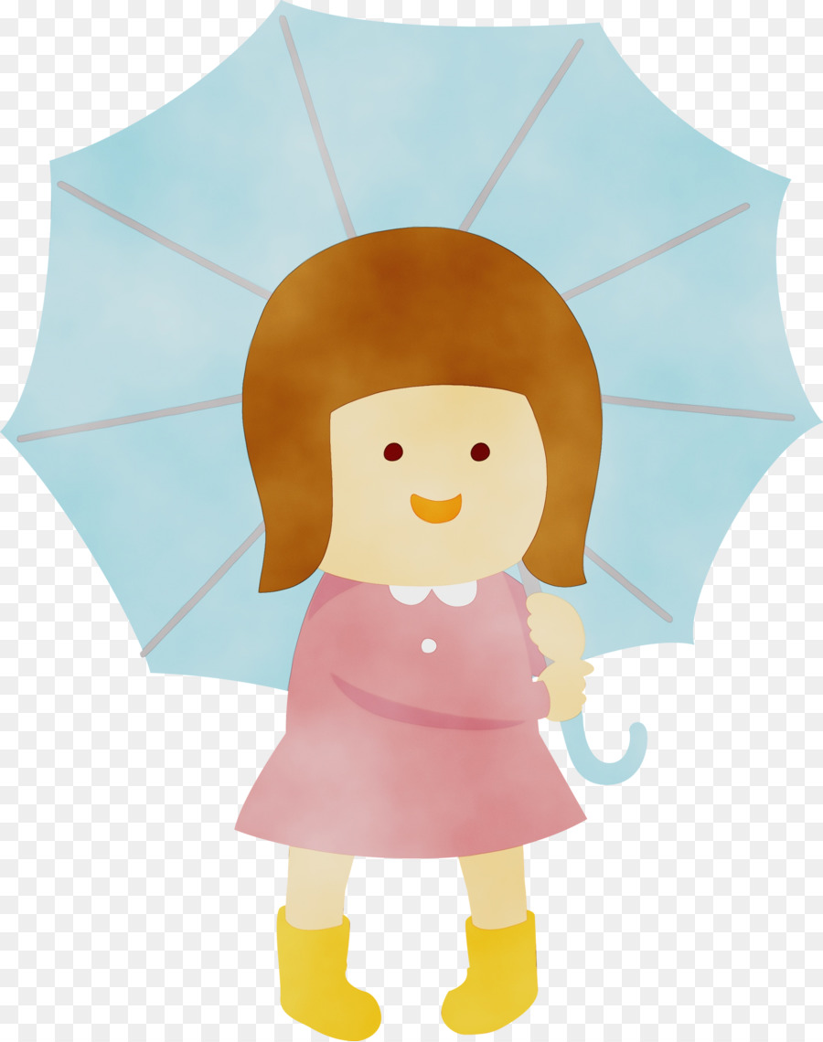 Vögel-Cartoon-Figur-Schnabel-Regenschirm - 