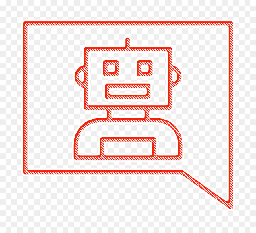 Icona del bot dell'icona di intelligenza artificiale - 