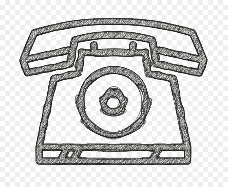 Lineare Kommunikationssymbol-Telefon-Symbol Telefon-Symbol - 