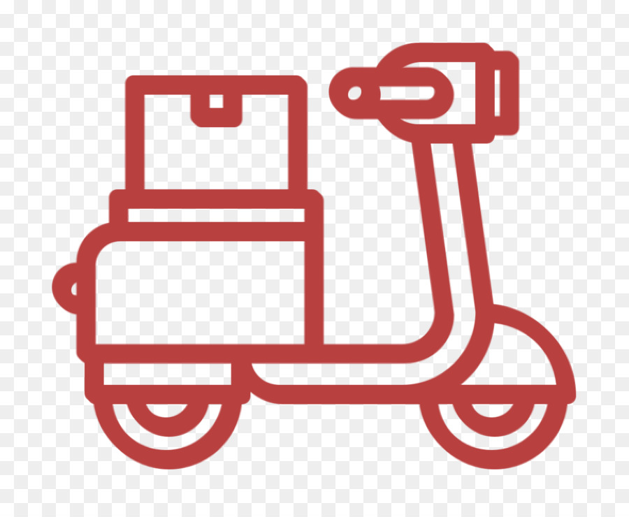 Icona di consegna icona scooter - 