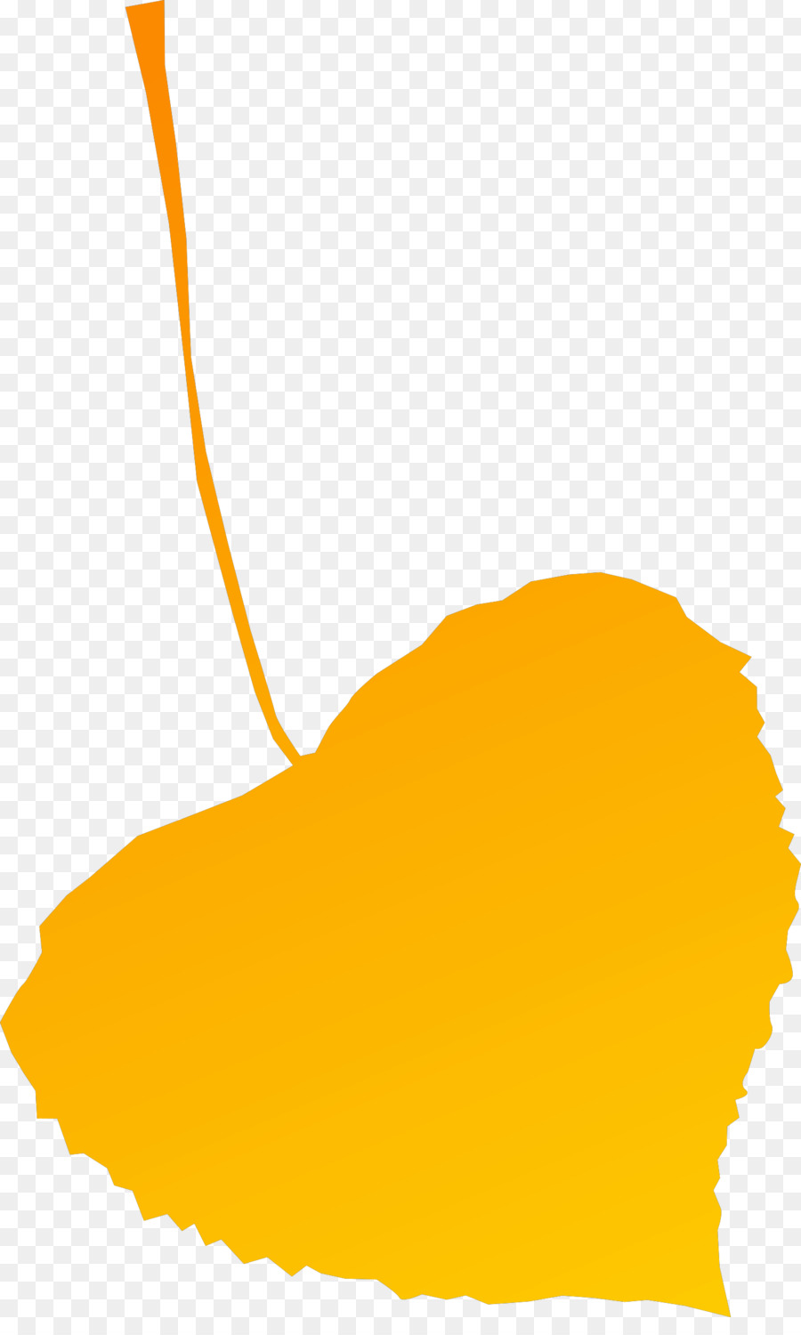 Blatt gelbe Linie Meter Schnabel - 