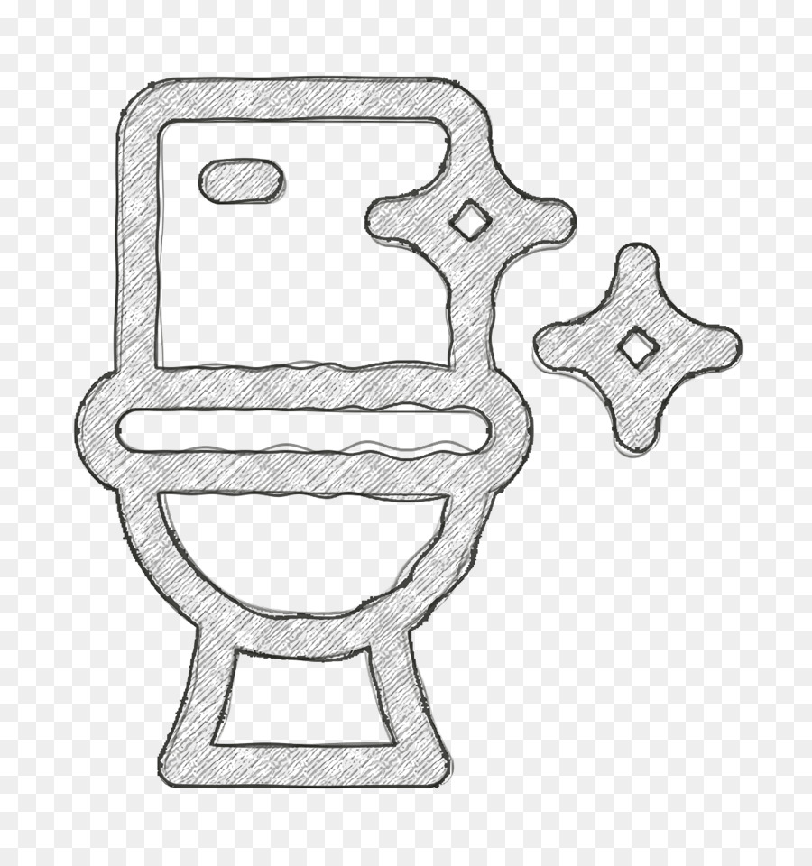 Reinigung Symbol WC Symbol WC Symbol - 