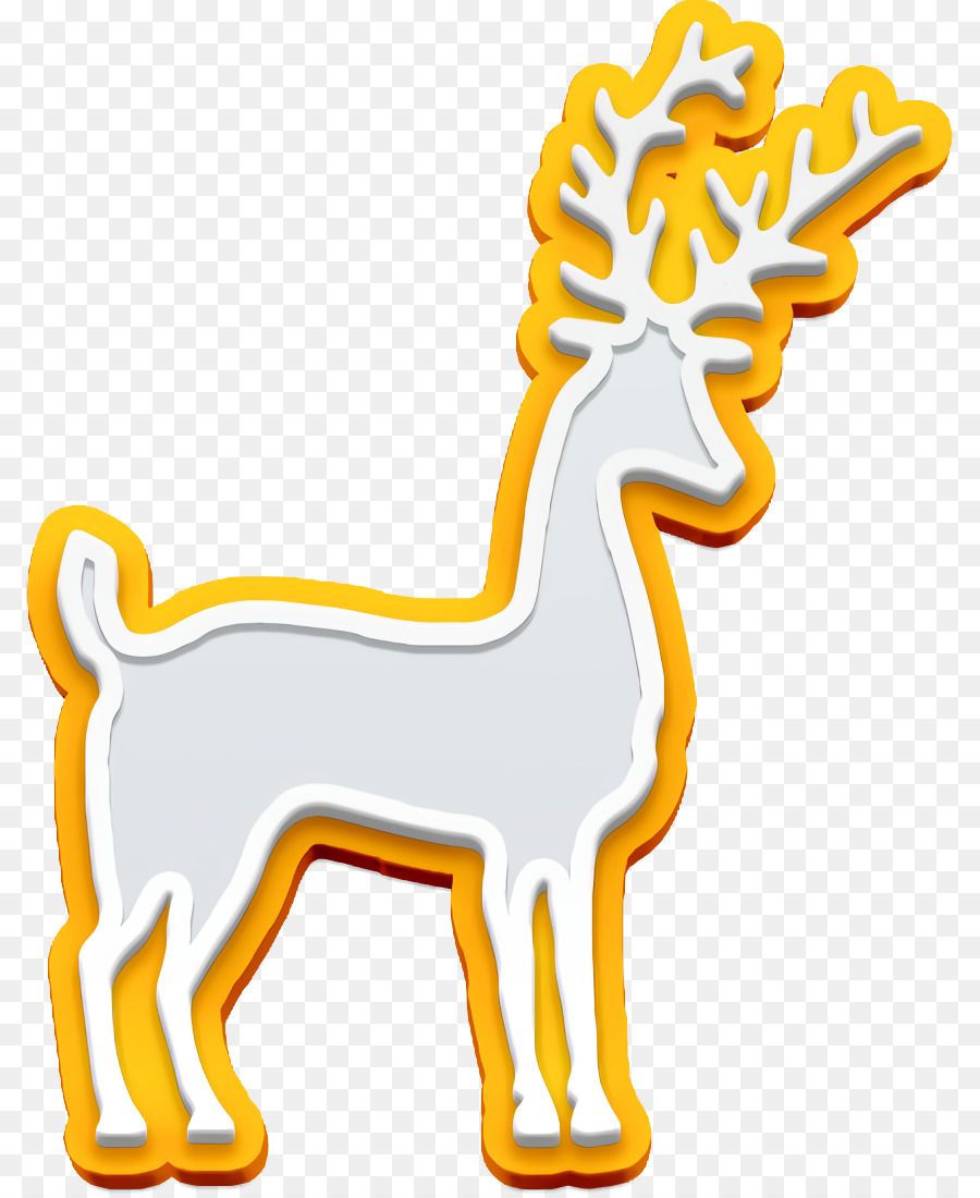Deer Silhouette Icon Tiere Symbol Tierreich-Symbol - 