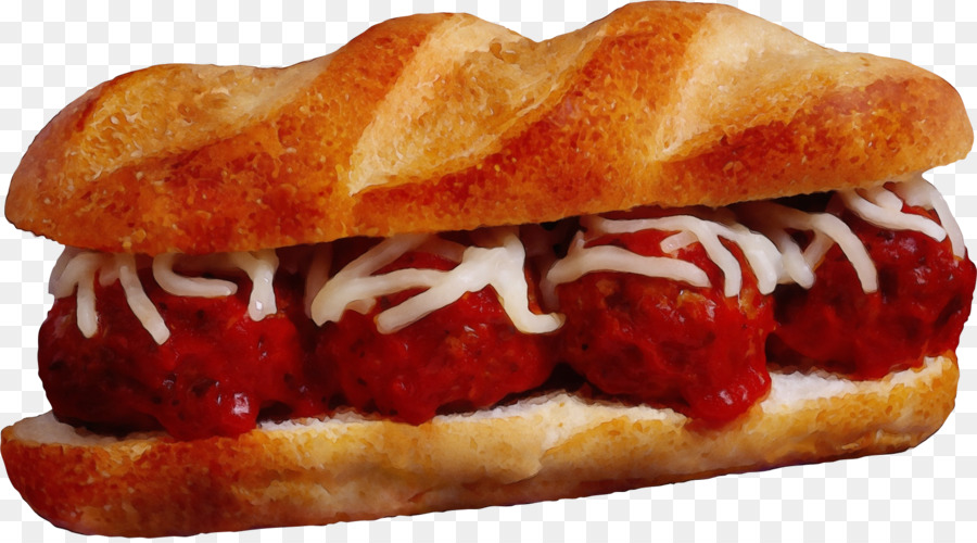 junk food meatball submarine sandwich bocadillo slider