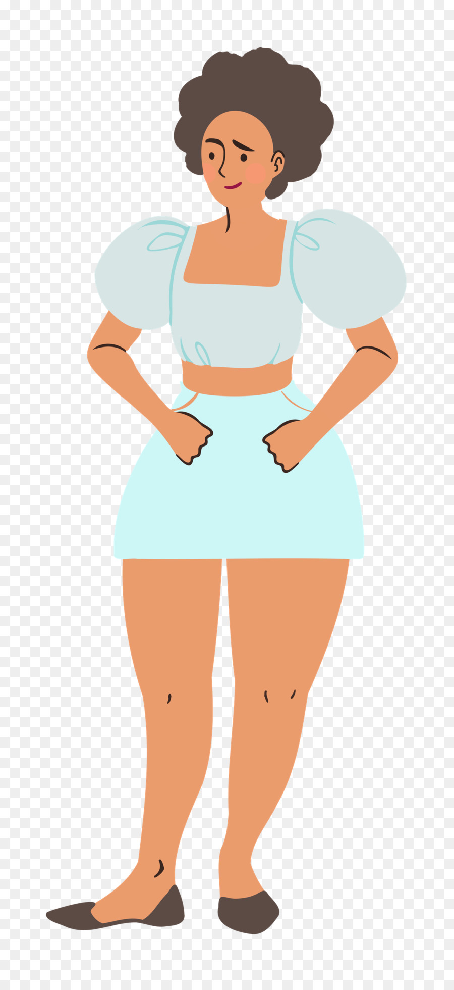Standing Girl PNG Image for Free Download