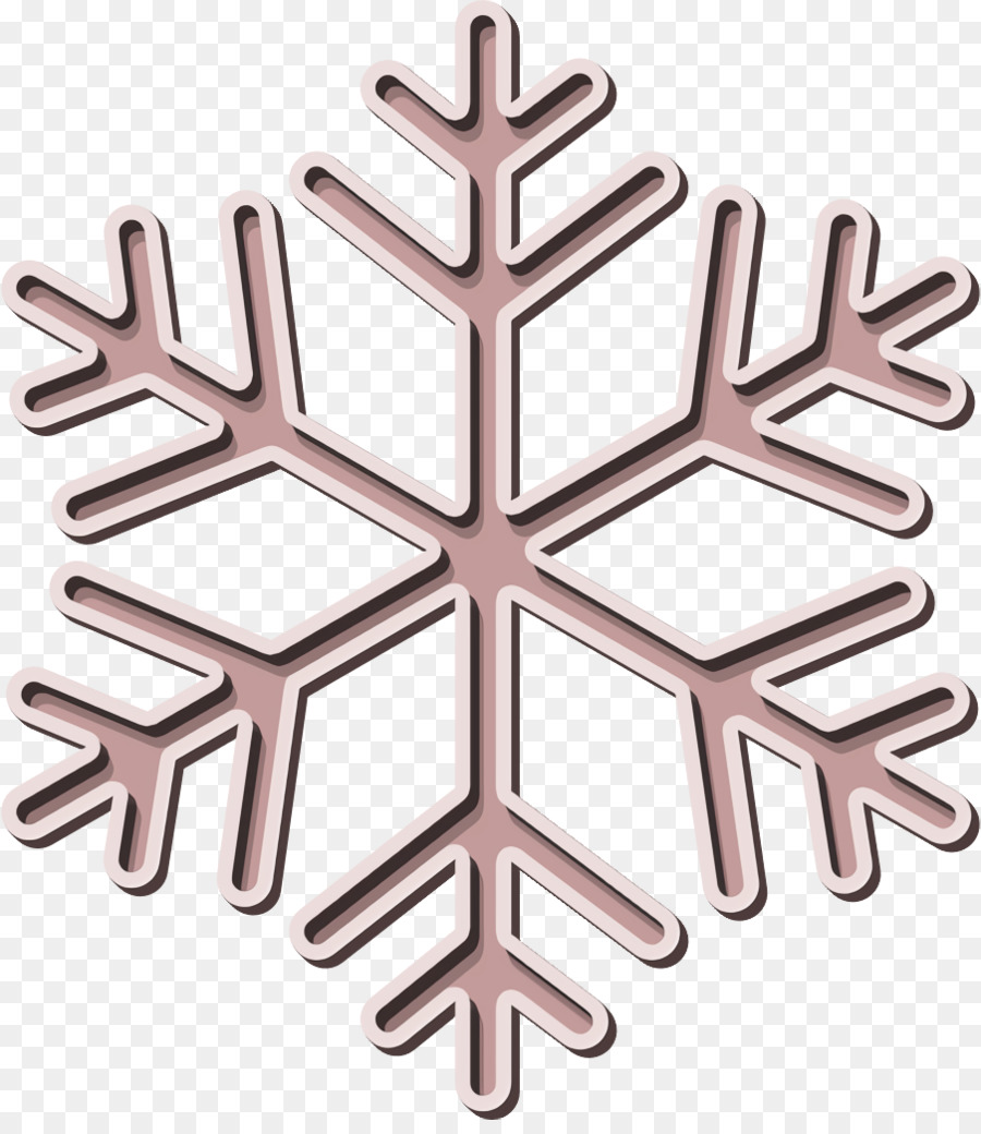 Icona del tempo Set di fiocchi di neve icona dell'icona del fiocco di neve - 