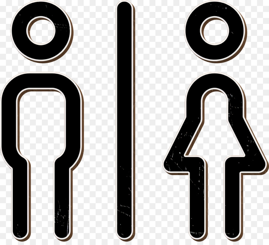 Biểu tượng phòng tắm biểu tượng unisex biểu tượng biểu tượng sân bay - 