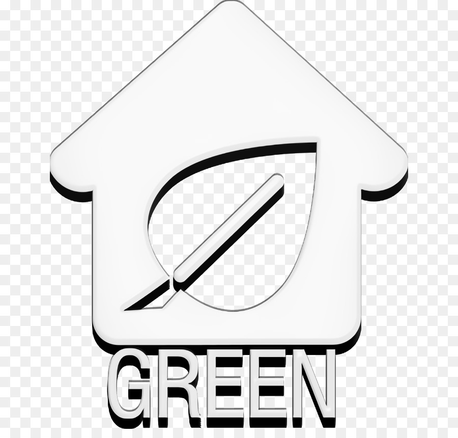 Leaf icon buildings icon Green House icon