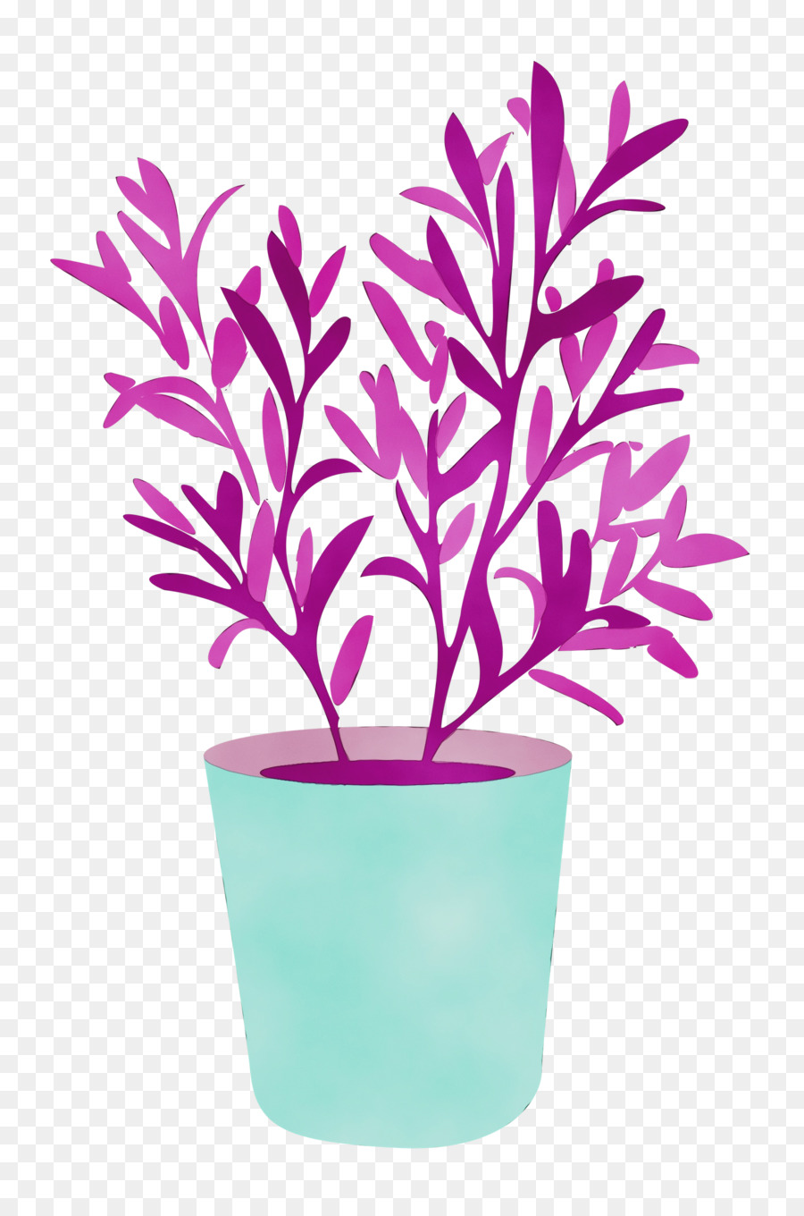 leaf aquarium decor flower flowerpot violet