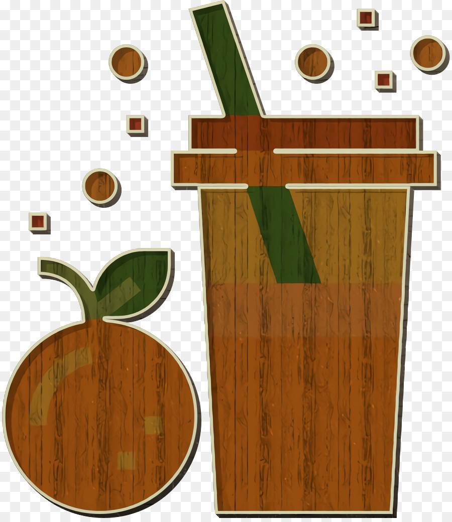 Icona della bevanda icona del succo d'arancia dell'icona della colazione - 