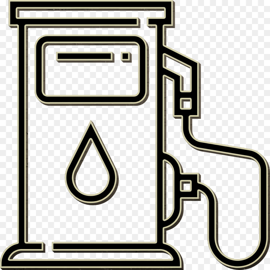 Kraftstoffsymbol-Tankstelle Symbol Auto-Service-Symbol - 