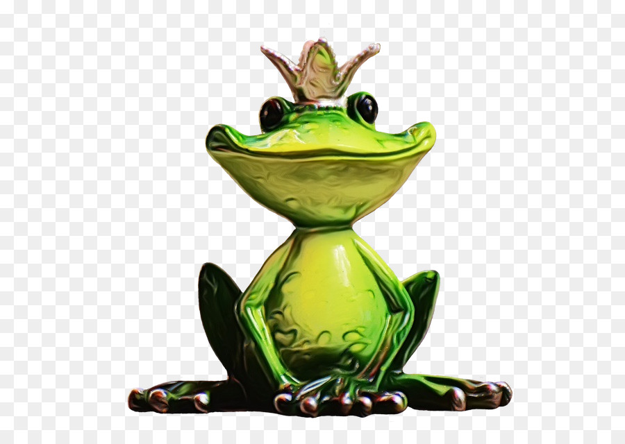 Frösche Cartoon Der Frosch-Prinz, der wahres Frosch zeichnet - 