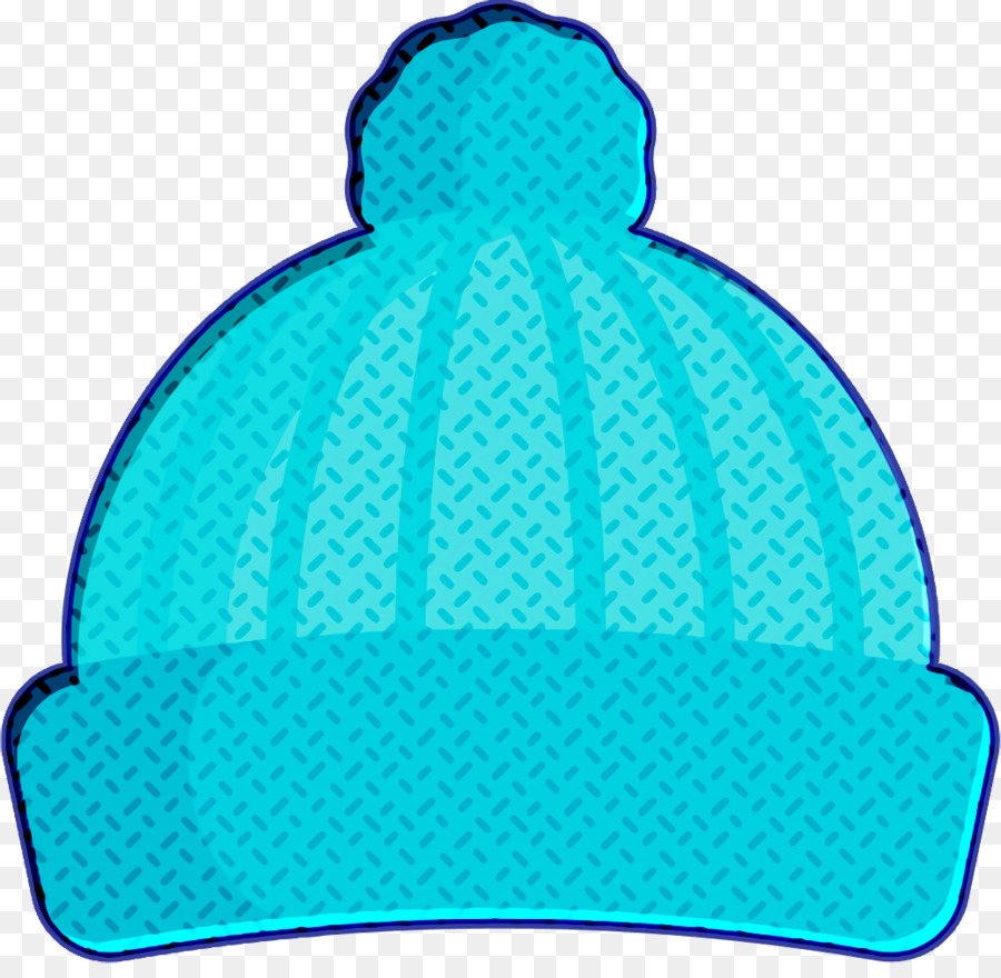 Icona del cappello Icona del cappello invernale Icona di vestiti - 