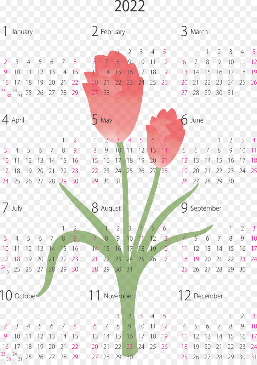 2022 Calendario annuale stampabile 2022 calendario annuale - 