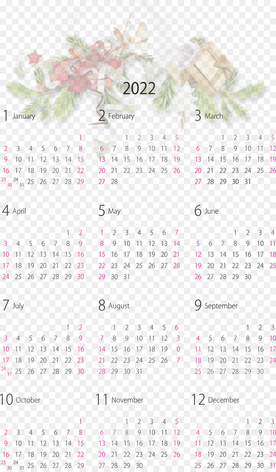 Kalender-Systemzählerschrift - 