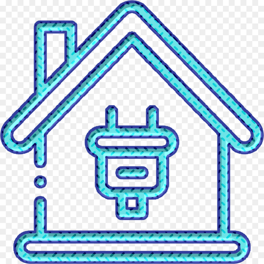Power-Symbol Smarthome-Symbol Smart Home-Symbol - 